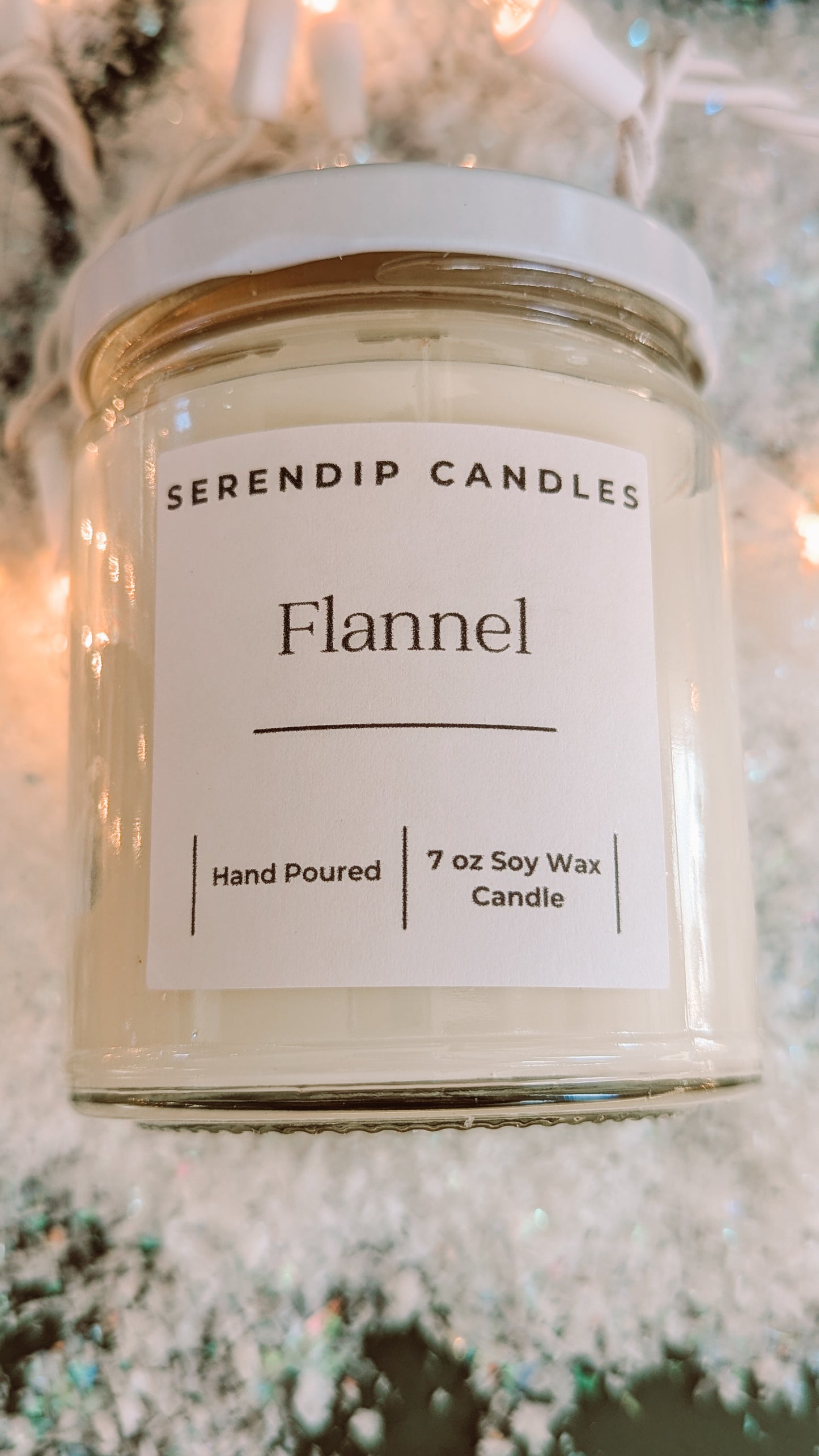 7 oz Flannel Soy Wax Candle