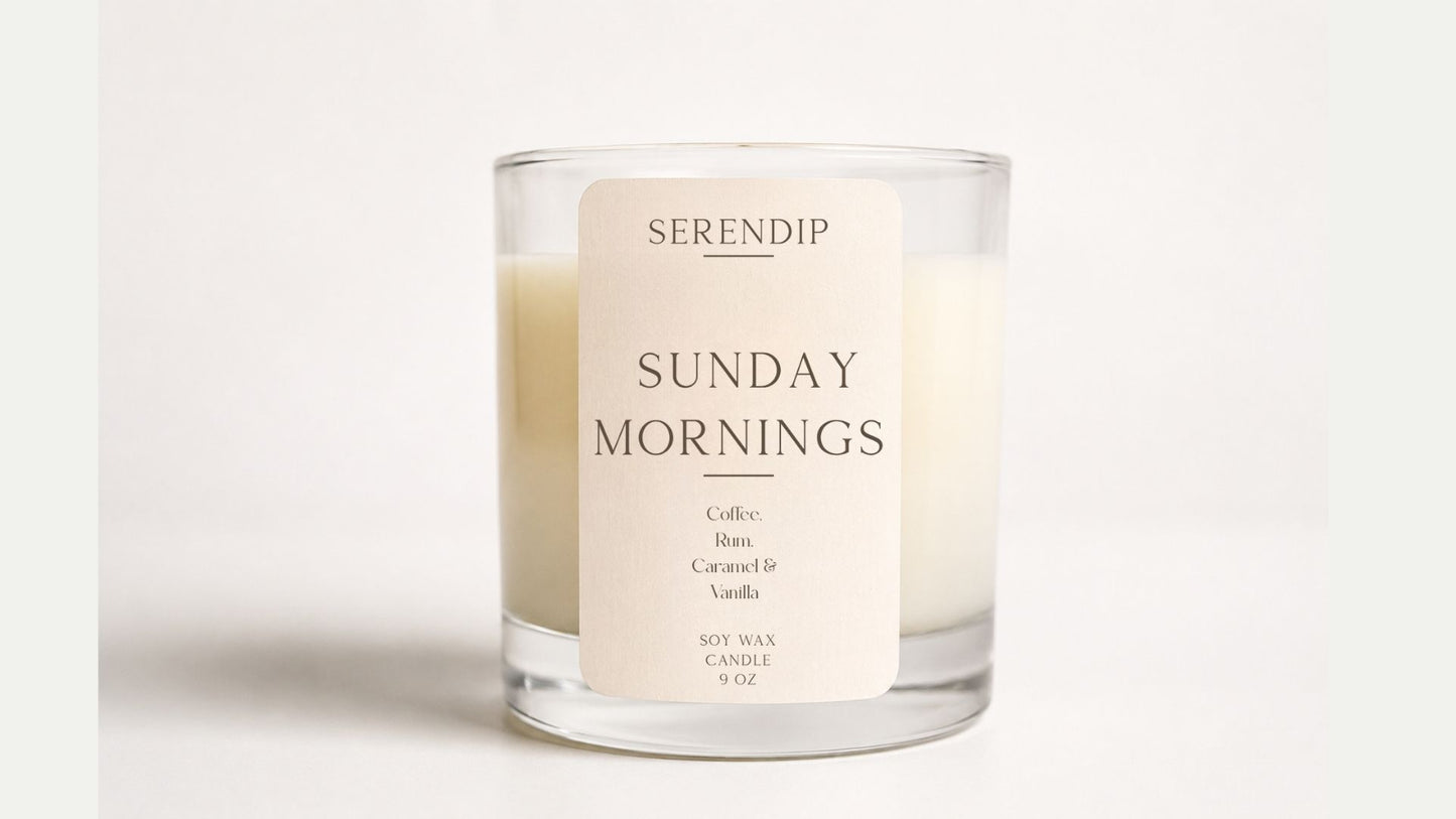 Sunday Mornings Soy Wax Candle