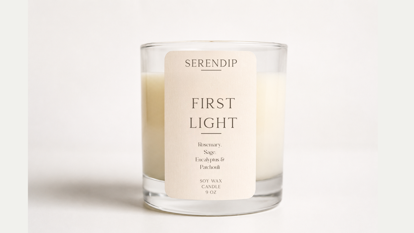 First Light Soy Wax Candle