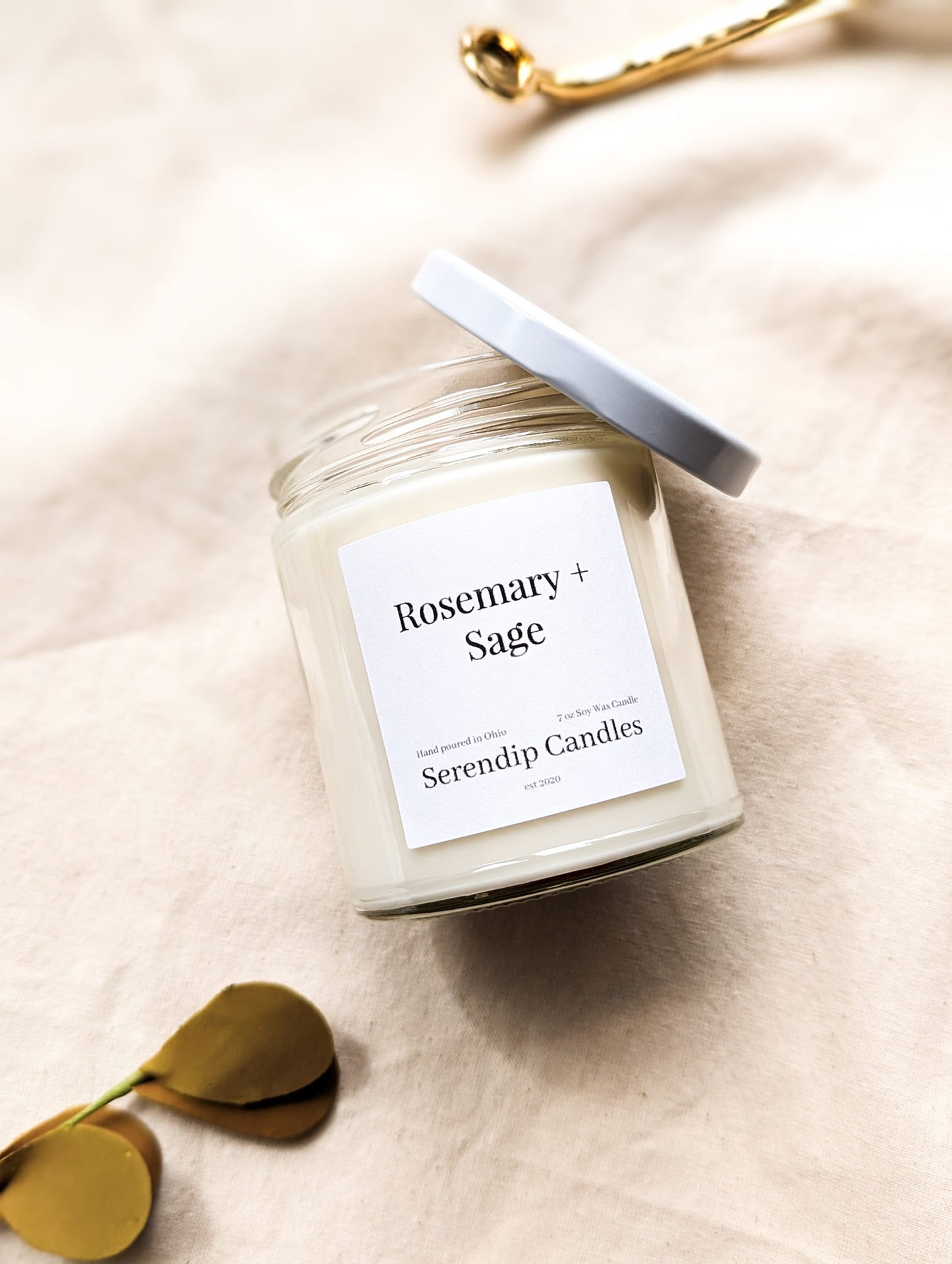 7 oz Rosemary + Sage Candle