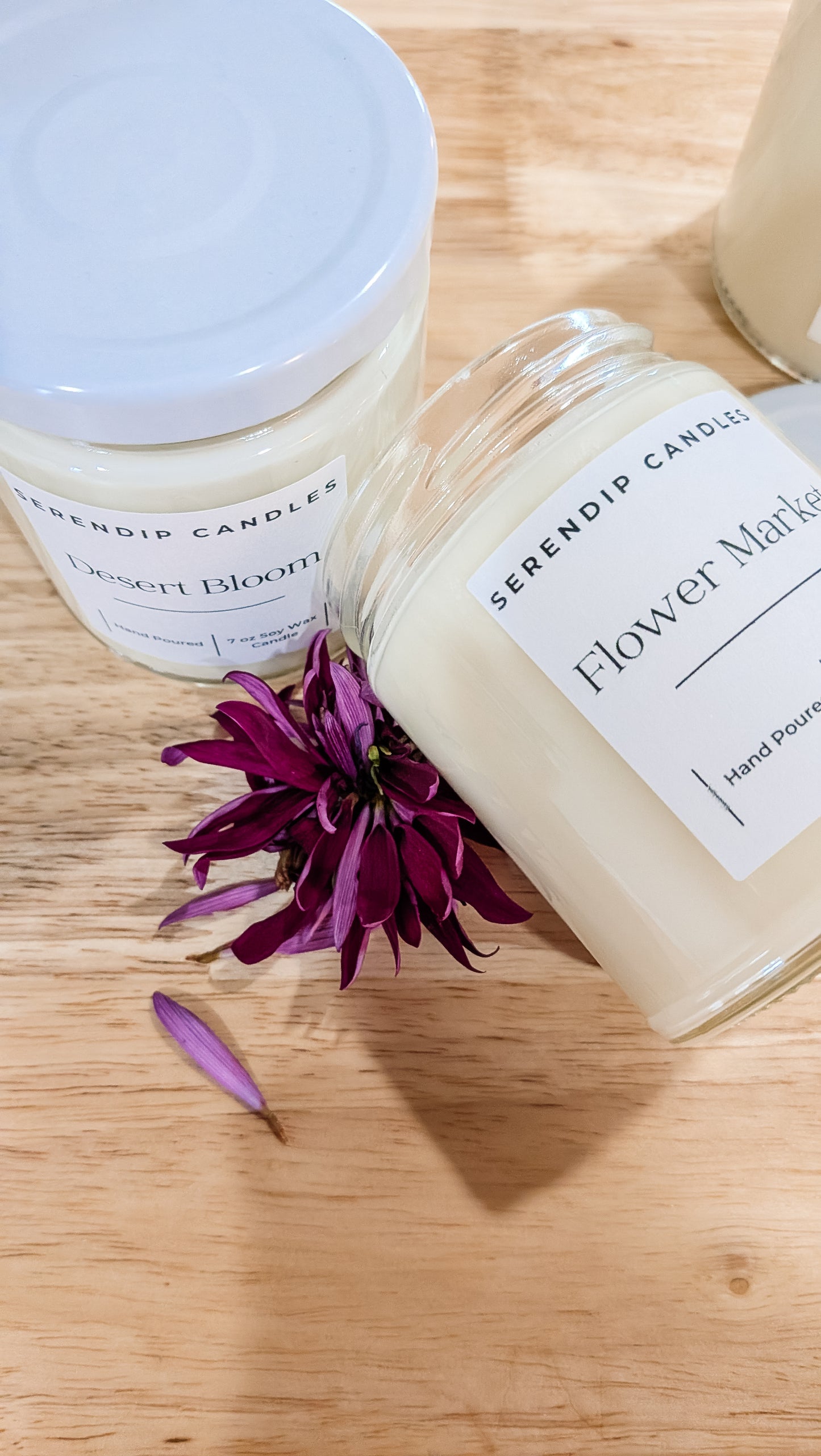7 oz Flower Market soy wax candle