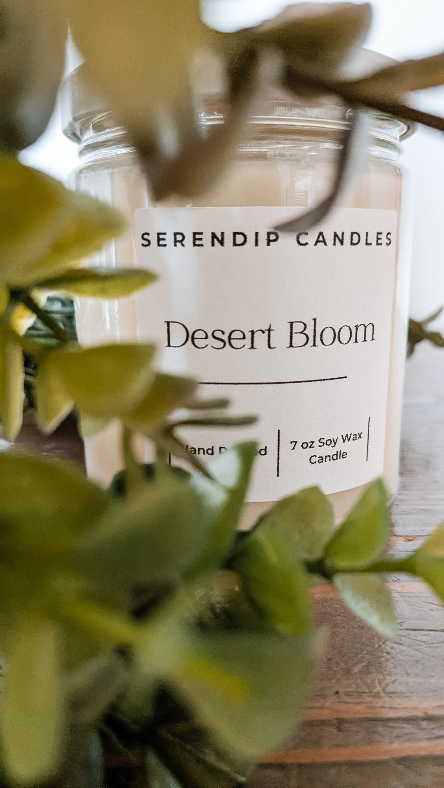 7 oz Desert Bloom soy wax candle