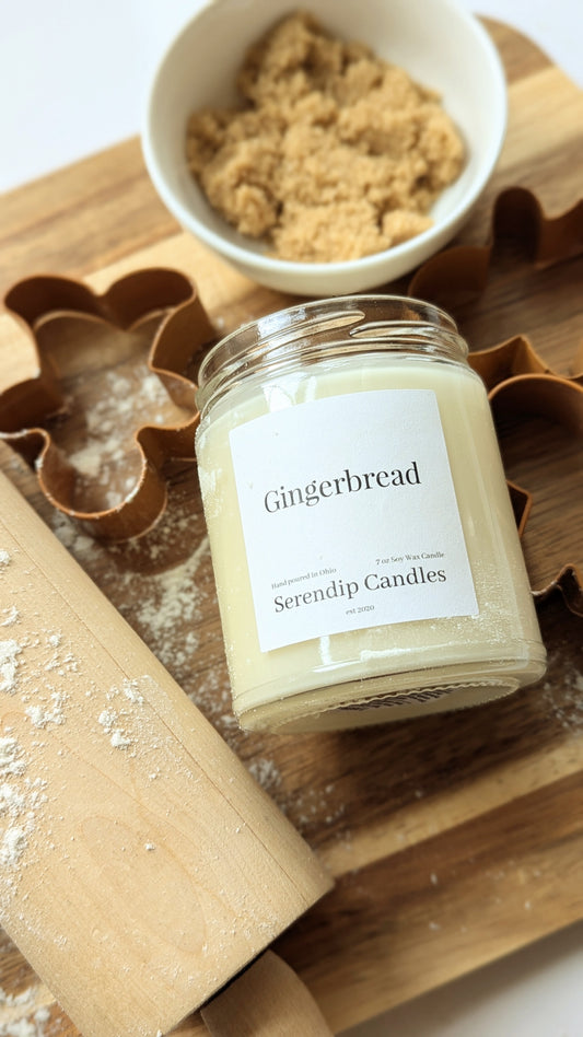 7 oz Gingerbread Soy Wax Candle