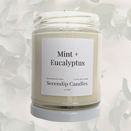 7 oz. Mint + Eucalyptus Candle