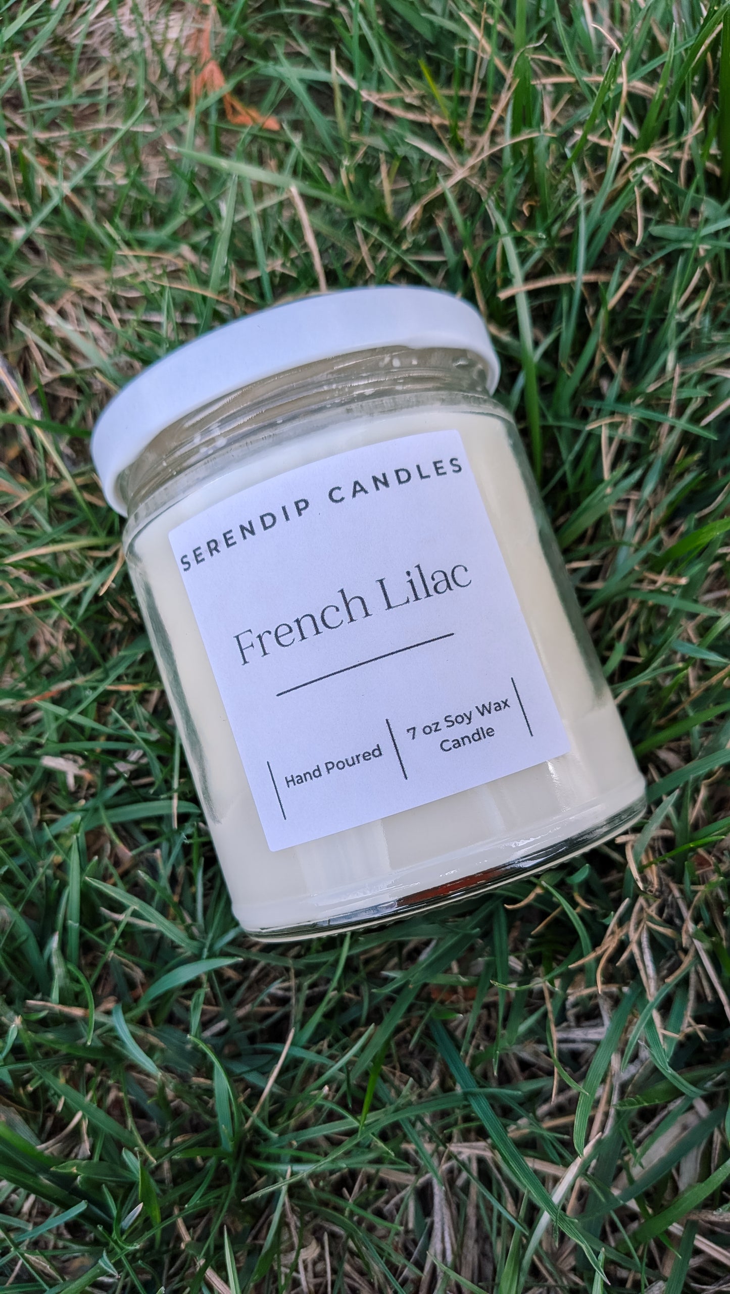 7 oz French Lilac Soy Wax Candle